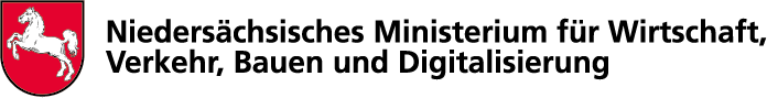 Logo des Niedersächsischen Ministerium für Wirtschaft, Verkehr, Bauen und Digitalisierung